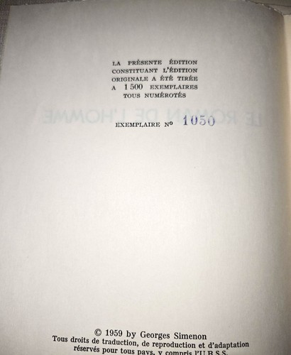 Simenon peu courant - simenon,