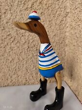 BALI WOOD canard en bois Bambou de Bali Modèle Marin Marinière