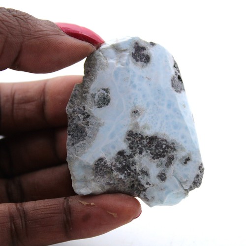 Plaque larimar semi poli - larimar, 30gr