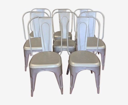Chaises industrielles fer - chaises, en