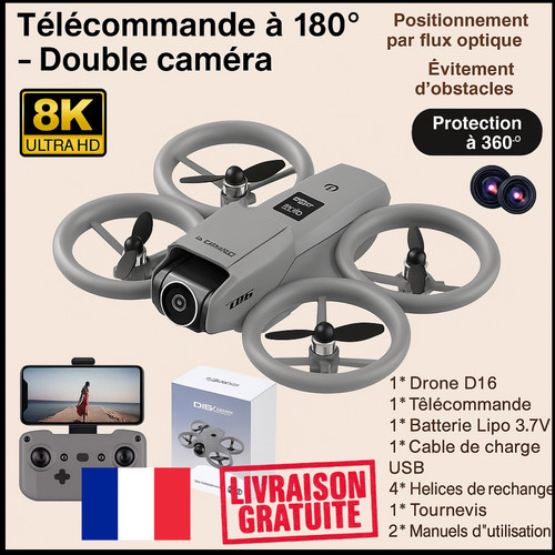 Drone pliable d16 - pliable, rc