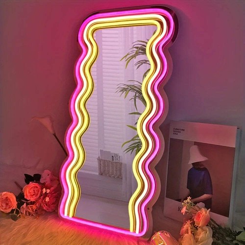 Irregular mirror neon - irregular,