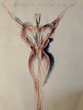 Tres belle gravure Femme Bras