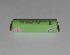 2 X Batterie de Rechange -spezial- pour Moser Chromini Type 1591B 1591Q 2700mAh