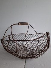 ANCIEN PANIER DE PÊCHE EN FIL