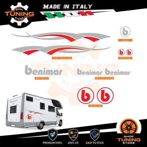Autocollants camper kit - autocollants,