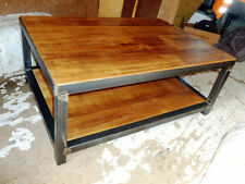 Table basse double plateau