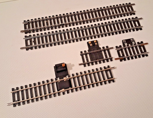 Lot petits rails droits - , x4
