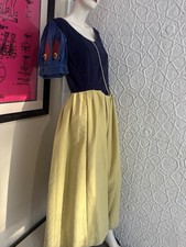 Vintage Snow White Costume-Theater-Halloween-Dress-Fairytale-Princess-Medium-