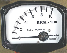 TACHYMÈTRE, COMPTE-TOURS INDUCTIVE MOTOPLAT. 4 TEMPS. KROBER STYLE 10000 RPM