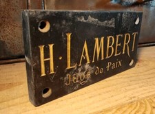 Plaque Marbre Gravé Façade