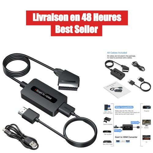 Convertisseur péritel scart - convertisseur,
