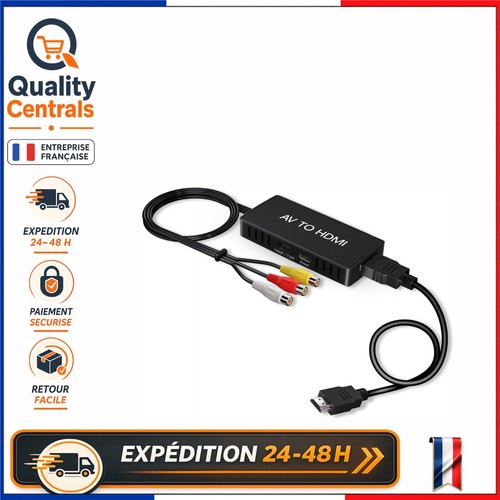 Convertisseur rca vers hdmi - av,