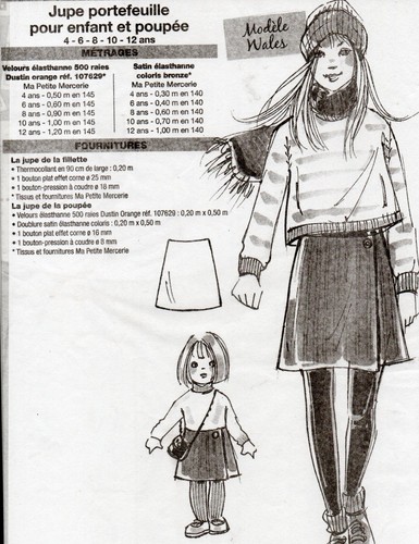 Patron enfant fille - patron,