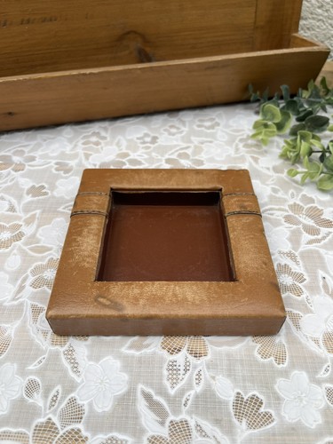 Vide poche cuir vintage - vide,