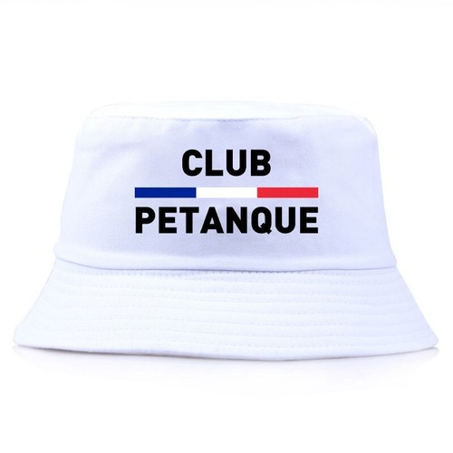 Bob petanque chapeau - bob, blanc