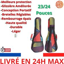 SHANNA Sac Coloré pour Ukulélé 23/24 Pouces, Housse pour Ukulélé Soprano Etui Uk