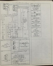 Diagramme Électrique Dépliant Original OEM Ford Bronco 1979