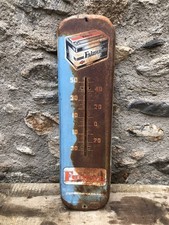 Ancienne plaque FULMEN -no bidon d’huile thermometre tole emaillee