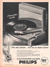 Vintage Philips Magazine Issue Electrophone Advertising  