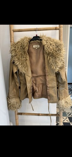 Veste vintage vrai cuir - veste,