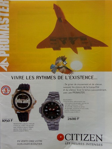 Publicite advertising montre - ,
