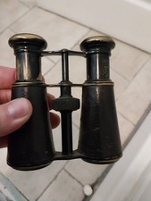 PAIRE DE JUMELLES DE THEATRE ANCIENNE FONCTIONNE PARFAITEMENT DIM 8,5 CM PLIEES 