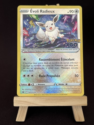 Carte pokémon evoli - pokémon, radieux