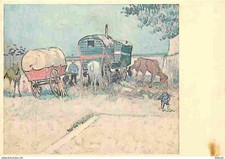 Art - Painting - Vincent Van Gogh - Caravans - CPM - See Scans Double-Sided