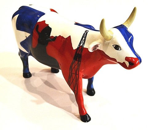 Cow parade br yellow - cow,