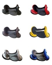 Selle de cheval synthétique légère Endurance tailles 16" 17" 18" pouces