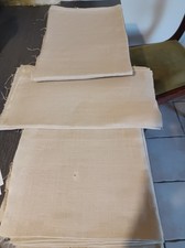 lot de 3 Coupons de toile lin