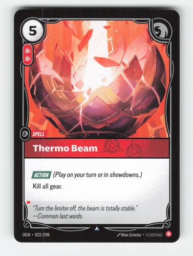 Thermo beam 022 298 - thermo, uncommon
