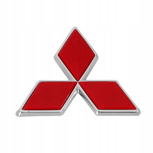 Emblème mitsubishi rouge - emblème,