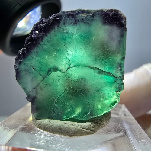Cube fluorite fantôme - cube,