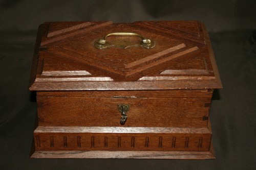 Boîte bois chêne - boîte,