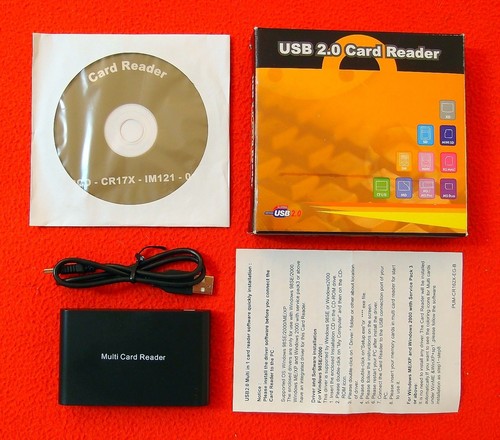 Lecteur cartes mémoire - lecteur, de