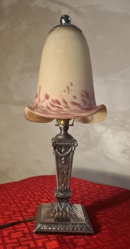 Lampe nickelé 1900 cicelé - nickelé,