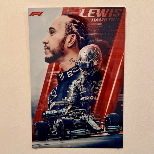 Plaque métal ferrari lewis - plaque,