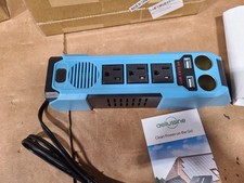 100W Modified Sine Wave Car Power Inverter 12V DC to 120V AC Open Box