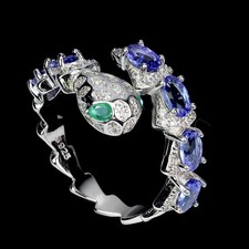 925 Bague en Argent Ovale