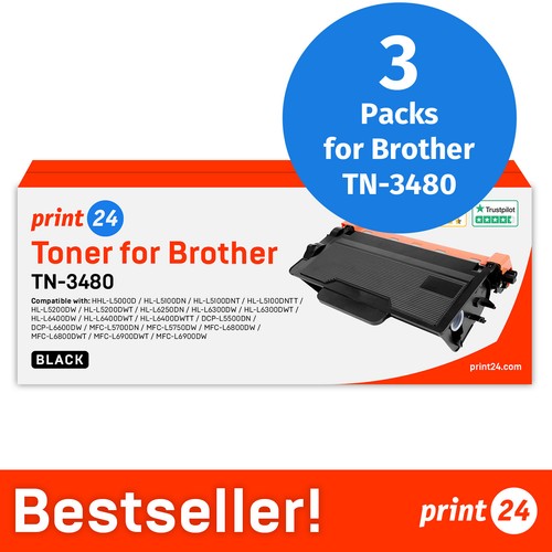 Toner brother tn3480 noir - toner, 3