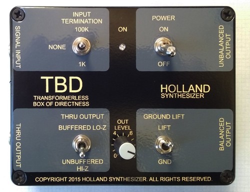 Active direct box model tbd - active,