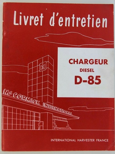 Livret entretien chargeur - livret,