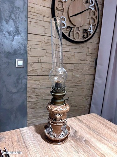 Superbe lampe pétrole - lampe,