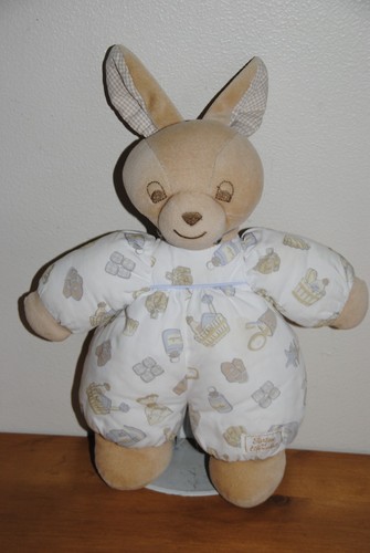 Peluche doudou lapin blanc - doudou,