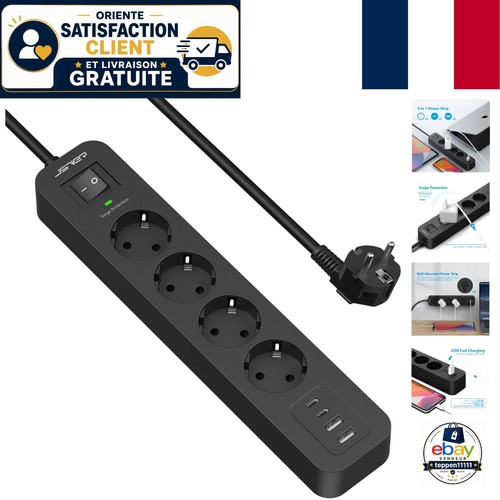 Multiprise compacte avec - avec, 4