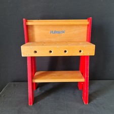 Antique toy - wooden workbench "Playskool" - 20th century