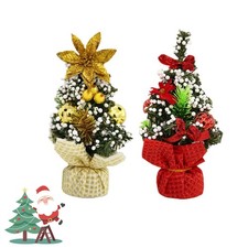  2 Pcs Arbre Décoratif Arbres Miniatures Minuscules Ornements De Bureau