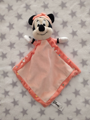 Doudou plat minnie orange arc - doudou,